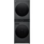 LG WashTower WT1210BBF 12/10 Kg Classe A AI DD Wi-Fi con Pompa di Calore Platinum Black - immagine 2