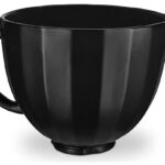 KitchenAid 5KSM2CB5PBS Ciotola in Ceramica Rinforzata Titanio 4.7L per Planetarie Nero