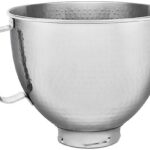 KitchenAid 5KSM5SSBHM Ciotola in Acciaio Inox Martellato 4.8L per Planetarie Silver