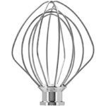 KitchenAid 5KSM5THWWSS Frusta a Filo in Acciaio Inox per Planetarie 4.3L e 4.8L Silver