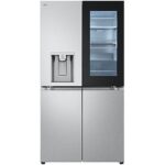 LG Frigorifero Americano 4 Porte GMG960MBJE - 638 L, InstaView, No Frost, Wi-Fi, Nero, Classe E
