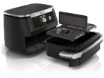 Ninja Friggitrice ad Aria FlexDrawer AF500EU - MegaZone Modulabile 10.4 L, Dual Zone, 2470W, Nero - immagine 2