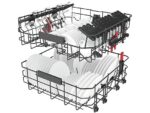 Whirlpool Lavastoviglie a Libera Installazione WFC 3C26 PF X - 60 cm, 46 dB, PowerClean, Classe E - immagine 13