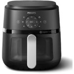 Philips Friggitrice ad Aria Serie 2000 NA221/00 - Cestello con Finestra 4.2 L, Rapid Air, 1500W, Nero