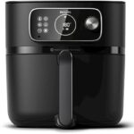 Philips Friggitrice ad Aria Serie 7000 XXL HD9876/90 - Cestello 8.3 L, CombiAir, Wi-Fi, 2200W, Nero