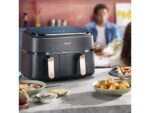Philips Friggitrice ad Aria Serie 3000 NA352/00 - Doppio Cestello 9 L, 2750W, Nero/Oro - immagine 11