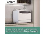Candy Lavastoviglie Compatta Piano Tavolo CP 6E51LW - 55 cm, Bianco, Classe E - immagine 3