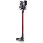 ARIETE 2724 Scopa Elettrica Senza Filo 120W Tubo Pieghevole Filtro HEPA Rosso Nero