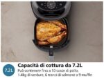 Philips Friggitrice ad Aria Serie 3000 XL NA342/00 - Cestello con Finestra 7.2 L, RapidAir Plus, 2000W, Nero - immagine 4