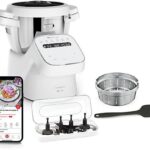 Moulinex Companion HF8401 Robot da Cucina Multifunzione con Cottura 1550W 1.4L Bianco