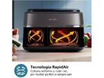 Philips Friggitrice ad Aria Serie 3000 NA353/10 - Doppio Cestello 9 L, 2750W, Bianco - immagine 5