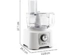 Moulinex DoubleForce Compact FP5441 Robot da Cucina 800W 2.2L Bianco - immagine 7