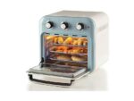 Ariete Friggitrice ad Aria Vintage 4632/05 - Forno Friggitrice 16 L, Doppio Vetro, 1400W, Celeste - immagine 3