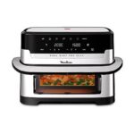 MOULINEX Dual Easy Fry Flex EZ922D Friggitrice ad Aria 9L 2700W Modalità Sync Acciaio Inox