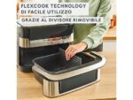 MOULINEX Dual Easy Fry Flex EZ922D Friggitrice ad Aria 9L 2700W Modalità Sync Acciaio Inox - immagine 7