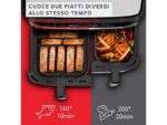 MOULINEX Dual Easy Fry XXL EZ942D Friggitrice ad Aria 11L 2700W Doppia Zona Acciaio Inox - immagine 3