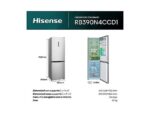 Hisense Frigorifero Combinato Libera Installazione RB390N4CCD1 - 186 cm, No Frost, Inox, Classe D - immagine 3