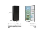 Hisense Frigorifero Doppia Porta Libera Installazione RT267D4ABE - 143 cm, 206 L, Nero, Classe E - immagine 3