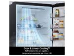 LG GBBS726AEV Fit & Max FRIGORIFERO COMBINATO, A 203 cm, 3 ripiani, Rumorosità 29 dB(A), Essence Black Steel, Classe A - immagine 8
