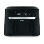 MOULINEX Dual Easy Fry EZ901N Friggitrice ad Aria 8.3L 2700W Doppia Zona Nero