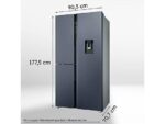 Haier Frigorifero AmericanoDoor HSPR79F18EWMB - 3 Porte, 573 L, DayLight, No Frost, Classe E - immagine 5