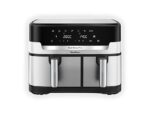 MOULINEX Dual Easy Fry XXL EZ942D Friggitrice ad Aria 11L 2700W Doppia Zona Acciaio Inox