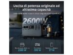 DJI Power 1000 V2 Stazione di Ricarica Portatile 2600W Batteria LFP 11KWh Nero - immagine 2