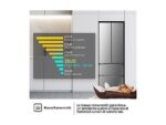 Hisense Frigorifero Americano 4 Porte RF632N4BCE - 485 L, No Frost, Inverter, Inox, Classe C - immagine 2