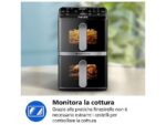 Philips Friggitrice ad Aria Verticale Serie 4000 NA461/00 - Doppio Cestello con Finestra 10 L, 2750W, PFAS Free, Nero - immagine 6