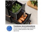 Philips Friggitrice ad Aria Verticale Serie 4000 NA462/80 Doppio Cestello con Finestra 10 L, 2750W, PFAS Free, Bianco - immagine 7