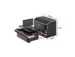 COSORI Dual Blaze TwinFry FRIGGITRICE AD ARIA, capacità 10 l, Max potenza 2800 W, Nero - immagine 2