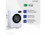 SAMSUNG WW90FG3M05AWET Lavatrice 9 Kg 1400 Giri Classe A Slim 52 cm Vapore Igienizzante - immagine 2