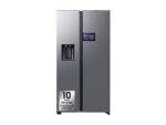 Samsung Frigorifero Americano Side-by-Side RS90F65EDTEF - 621 L, No Frost, Wi-Fi, Metal Inox, Classe E