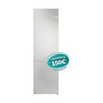 Bosch Frigorifero Combinato Libera Installazione KGN392LAG - 203 cm, 29 dB, No Frost, Metal Look, Classe A