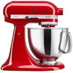 KitchenAid Artisan 5KSM125PSEER Impastatrice Planetaria 300W 4.8L Rosso Imperiale