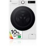 LG F4WR6010A0W 10 Kg Classe A 1400 Giri Wi-Fi con Vapore AI Wash e TurboWash