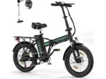 Hitway BK11 Bicicletta Elettrica Pieghevole 250W 36V Ruote 20 Alluminio Verde