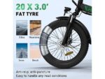 Hitway BK11 Bicicletta Elettrica Pieghevole 250W 36V Ruote 20 Alluminio Verde - immagine 3