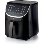 Ariete Friggitrice ad Aria Airy Fryer XXL 4627/00 - Cestello 2.8 kg, Touch, 1800W, Nero/Metallo