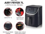 Ariete Friggitrice ad Aria Airy Fryer XXL 4627/00 - Cestello 2.8 kg, Touch, 1800W, Nero/Metallo - immagine 2