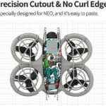 Wigento Set Adesivi Protettivi Skin Design Multicolore per DJI Neo Drone e Controller