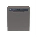 Candy Lavastoviglie Compatta Piano Tavolo CP 8F9FFA - 55 cm, Antracite, Wi-Fi, Classe F