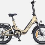 Engwe L20 3.0 Boost Fat Bike Elettrica Pieghevole 250W 48V Schermo a Colori Bluetooth Nero