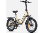 Engwe L20 3.0 Boost Fat Bike Elettrica Pieghevole 250W 48V Schermo a Colori Bluetooth Nero - immagine 2