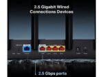 TP-Link Archer BE400 Router Wi-Fi 7 BE6500 Dual-Band 4 Porte Ethernet Nero - immagine 6