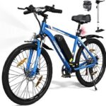 Colorway BK15 Bicicletta Elettrica Pieghevole 250W 36V Biammortizzata Nero