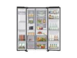 Samsung Frigorifero Americano Side-by-Side RS70F64KEFEF - 640 L, No Frost, Metal Inox, Classe E - immagine 2
