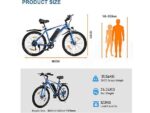 Colorway BK15 Bicicletta Elettrica Pieghevole 250W 36V Biammortizzata Nero - immagine 8