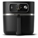 Philips Friggitrice ad Aria 7000 Series Combi XXL HD9880/90 - Cestello 8.3 L, Wi-Fi, 2200W, Nero