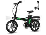 Colorway BK5S Bicicletta Elettrica Pieghevole 250W 36V 12Ah Ruote 16'' Carbonio